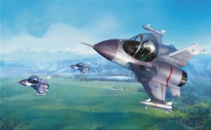 AFV CLUB Q版蛋機 中華民國空軍 IDF 經國號